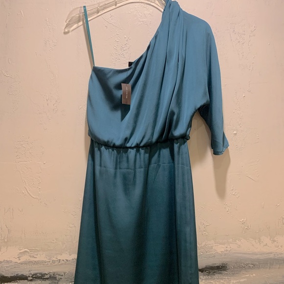 The Limited One shoulder satin dress - Picture 2 of 5